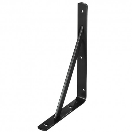 Palomilla Wolfpack Con Refuerzo Negra 400x270 mm. Uso Doméstico