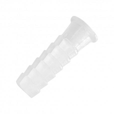 Taco Wolfpack Plastico Blanco    5 mm. (25 unidades)