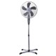 Ventilador Pie Ø 40 x 135 cm. 45 W. Oscilación Automatica, Altura Regulable, Cabezal Inclinable, Base Estable 60x60 cm.