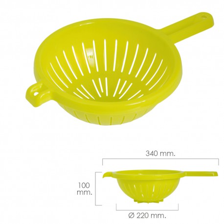 Escurridor / Colador Cocina con mango Ø 22 cm.