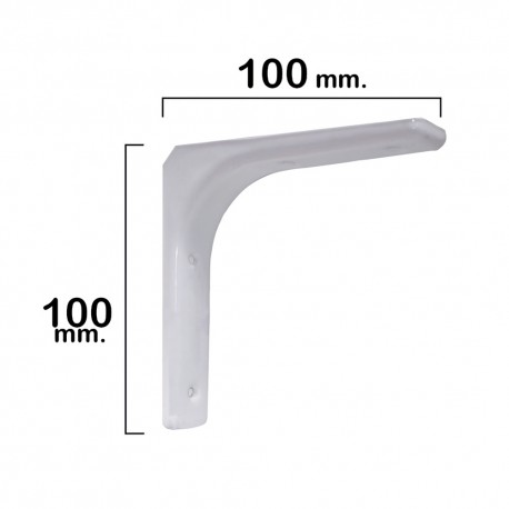 Palomilla Reforzada Blanca   100x100 mm. Uso Doméstico