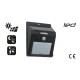 Aplique Foco Solar LED Exterior IP65, 200 Lumenes, Sensor Movimiento y Crepuscular, Foco Led Bateria, Foco Solar Bateria,