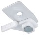 Soporte Techo Con Estribo Para Riel P950 Blanco