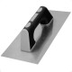 Llana Profesional Acero Mango TPR Acabado Liso 300x150 mm.