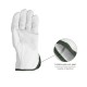 Guantes Trabajo Piel FLOR 8" Con Colgador (Par)
