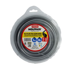 Hilo Nylon/Aluminio Redondo Profesional Ø 3,0 mm. (Rollo 50 metros)
