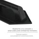 Talocha Plastico Punta Mango Redondo 26x14 cm. Negro Con Alveolos