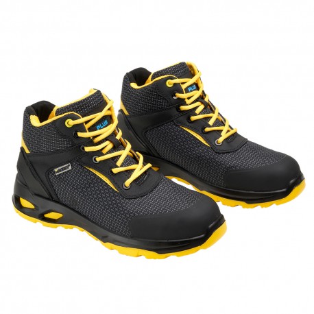 Bota Seguridad Maurer S3 Modelo Amerina Antideslizante con Suela Composite y Resistencia a los Hidrocarburos. Talla 41.