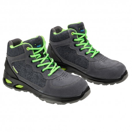 Botas Seguridad Maurer S1 Modelo Arlaz Antideslizante con suela y puntera antiperforación, Resistencia a los Hidrocarburos Nº 45