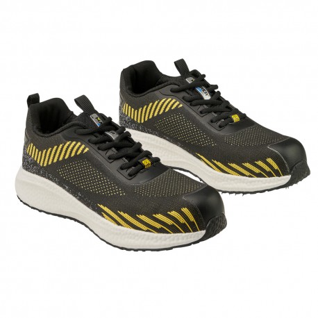 Deportiva Seguridad Maurer S1 Modelo Lusitania Antideslizante con suela y puntera antiperf Resistente a los Hidrocarburos Nº 46