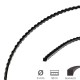 Hilo Nylon Desbrozadoras Cuadrado Dentado Profesional Ø 3,0 mm. Rollo 50 metros. Hilo Nylon Corte Desbrozadores Hierba,