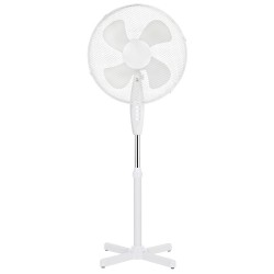 Ventilador Pie Blanco 45 Watt  - 1,2 Metro Alto.