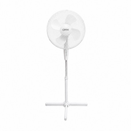 Ventilador Pie Blanco 45 Watt  - 1,2 Metro Alto.