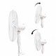 Ventilador Pie Blanco 45 Watt  - 1,2 Metro Alto.