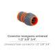 Conector Manguera Plastico Universal  1/2" 5/8" 3/4"