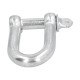 Grillete Recto Galvanizado 8 mm. 5/16" Uso Domestico