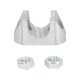 Sujetacables Galvanizado 10 mm. 3/8" Uso Domestico