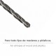 Broca Espiral Madera y Plástico Wolfpack  10,00 mm.