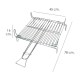 Parrilla Barbacoa Doble 45x45 cm.