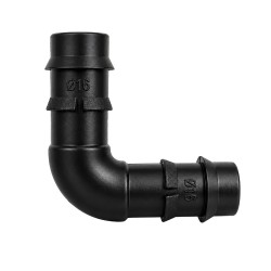 Codo Simple Para Tuberias Goteo Ø 16 mm. (Bolsa 100 Piezas) Riego Por Goteo, Microaspersión, Nebulización