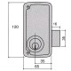 Cerradura Ucem 4056-c-hb/65/ Izquierda