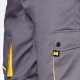 Pantalones Cortos DeTrabajo, Multibolsillos, Resistentes, Gris/Amarillo Talla 46/48 L