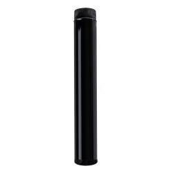 Wolfpack Tubo de Estufa Acero Vitrificado Negro Ø 175 mm.  Ideal Estufas de Leña, Chimenea, Alta resistencia, Color Negro