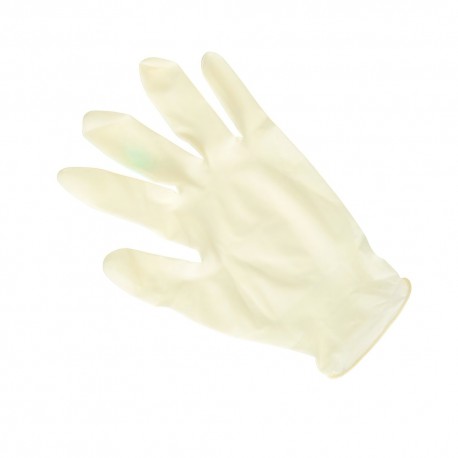 Guantes Desechables Látex Sintetico Talla 7 Caja 100 Unidades